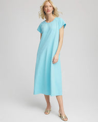Chico's - Short-Sleeved Maxi Dress