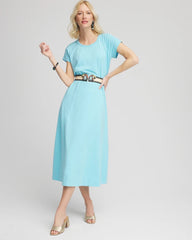 Chico's - Short-Sleeved Maxi Dress