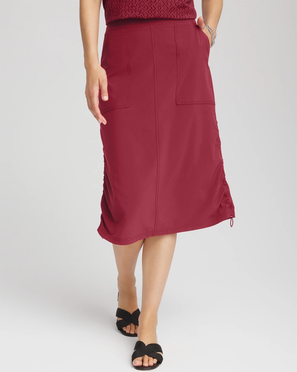 Chico's - Zenergy® UPF Bungee-Hem Pull-On Skirt