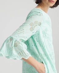 Chico's - Eyelet Cotton Voile Dress