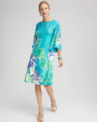 Chico's - Angel-Sleeve Boat Neck Dress