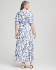 Chico's - Surplice Matte Satin Maxi Dress