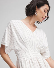 Chico's - Metallic Striped Maxi Dress