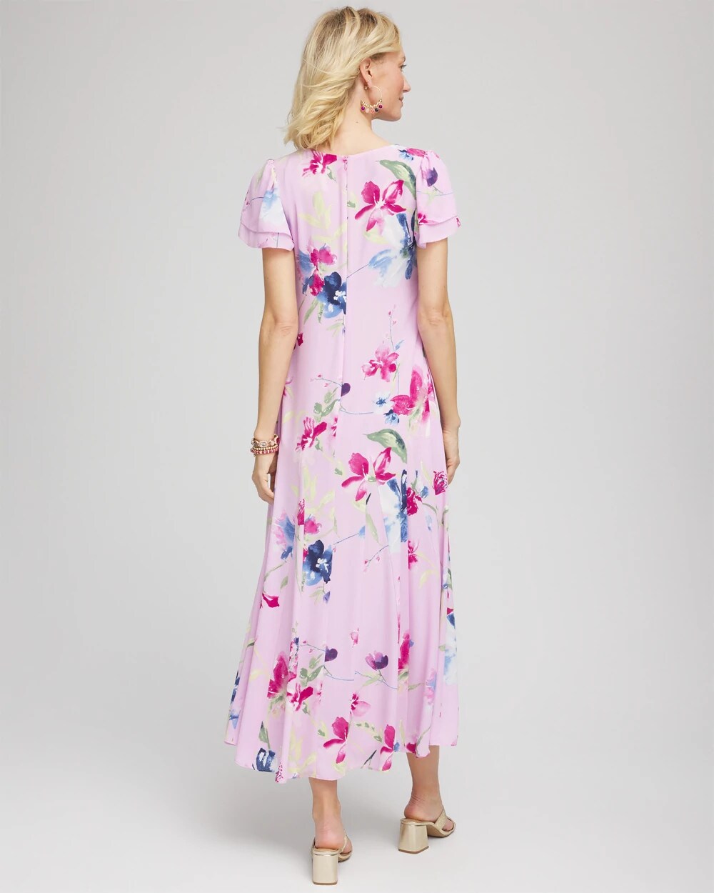 Chico's - Crepe V-Neck Maxi Dress