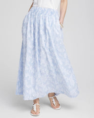 Chico's - Floral Jacquard Maxi Skirt