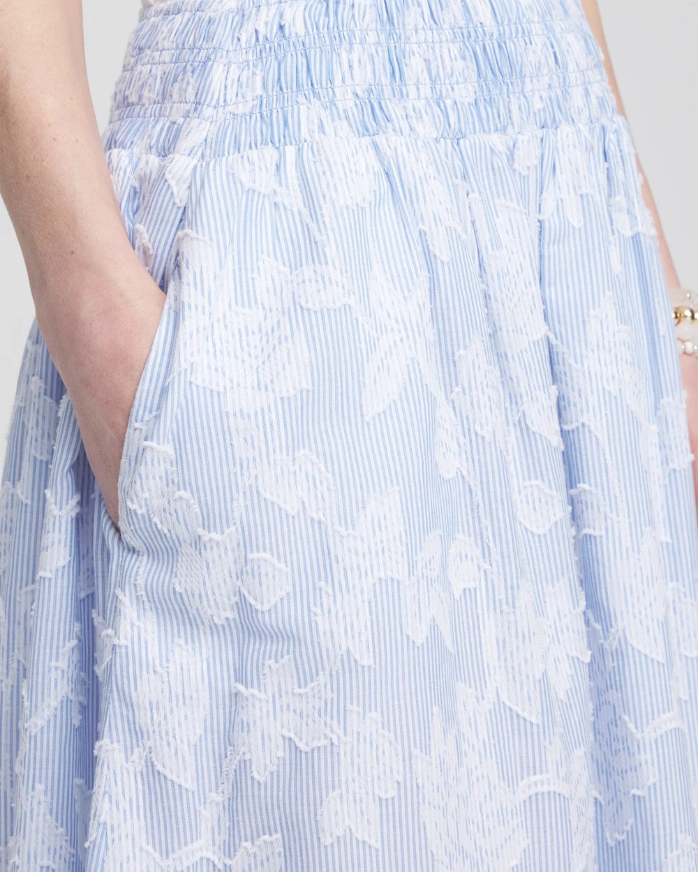 Chico's - Floral Jacquard Maxi Skirt