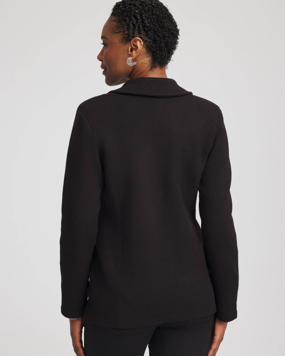 Chico's - Single-Breasted Sweater Blazer