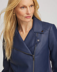 Chico's - Faux Leather Moto Jacket