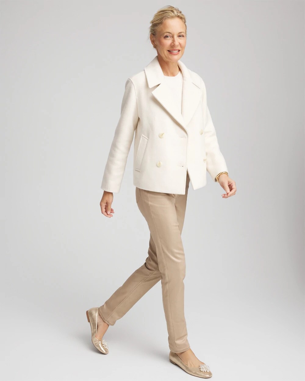 Chico's - Wool Peacoat