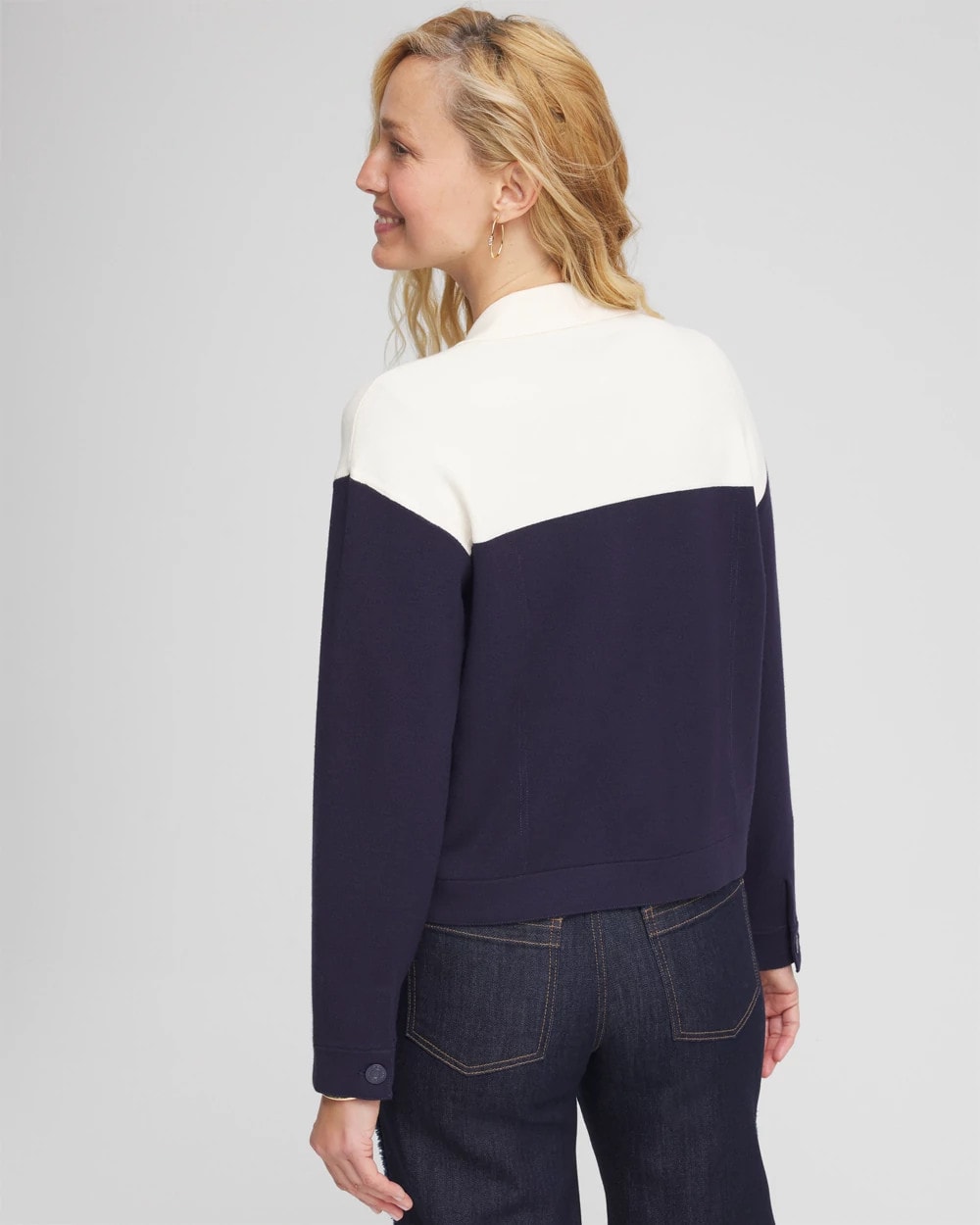 Chico's - Colorblock Cardigan Jacket