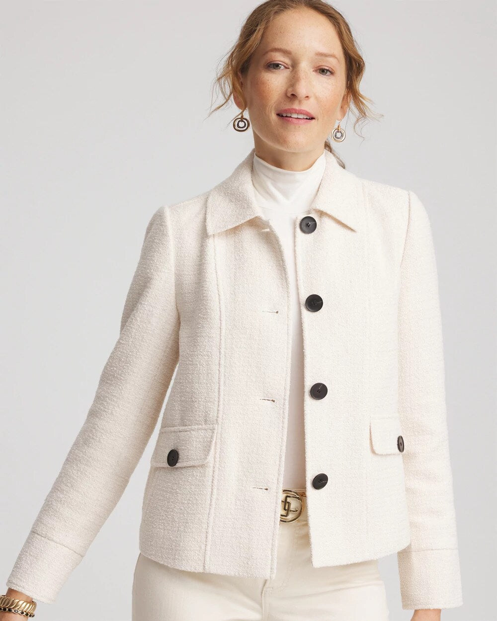 Chico's - Bouclé Chore Jacket