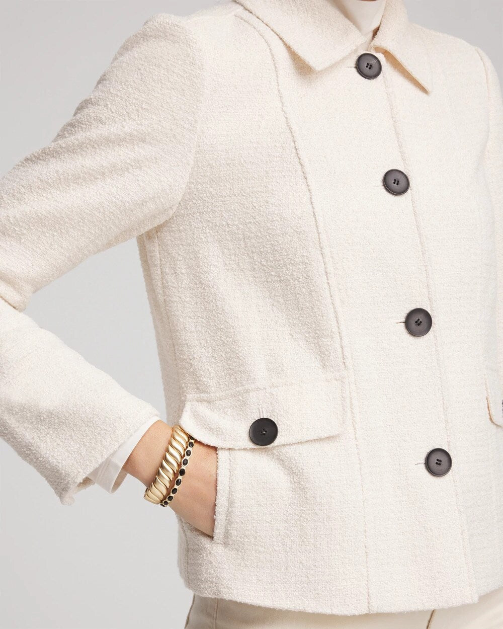 Chico's - Bouclé Chore Jacket