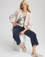 Chico's - Single-Breasted Sweater Blazer