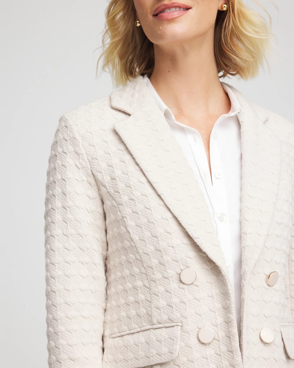 Chico's - Textured Knit Blazer