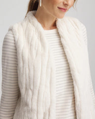 Chico's - Elongated Faux Fur Vest