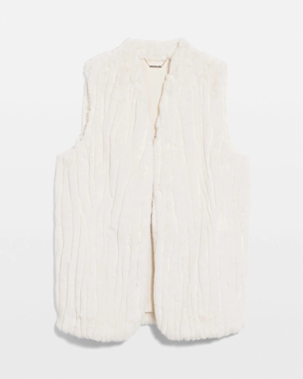 Chico's - Elongated Faux Fur Vest