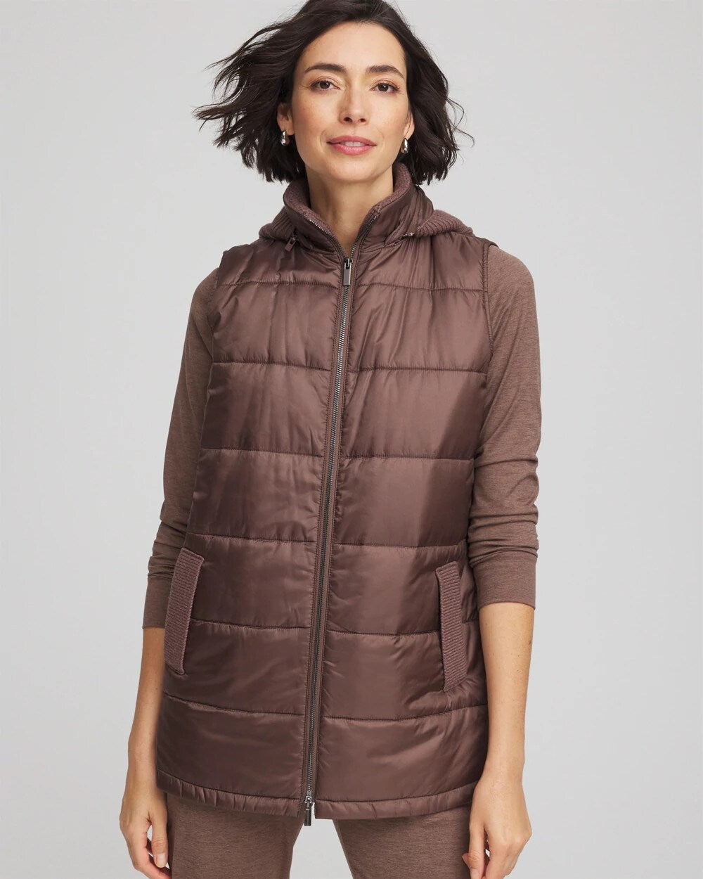 Chico's - Zenergy® Quilted Hooded Vest