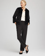 Chico's - Pattern Fur Jacket