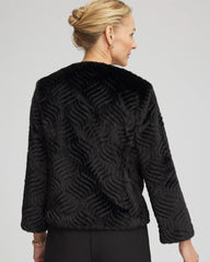 Chico's - Pattern Fur Jacket