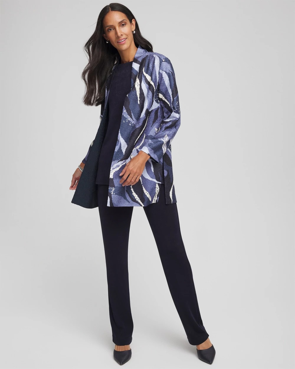 Chico's - Travelers™ Wave Reversible Crushed Jacket