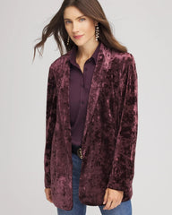 Chico's - Crushed Velvet Blazer