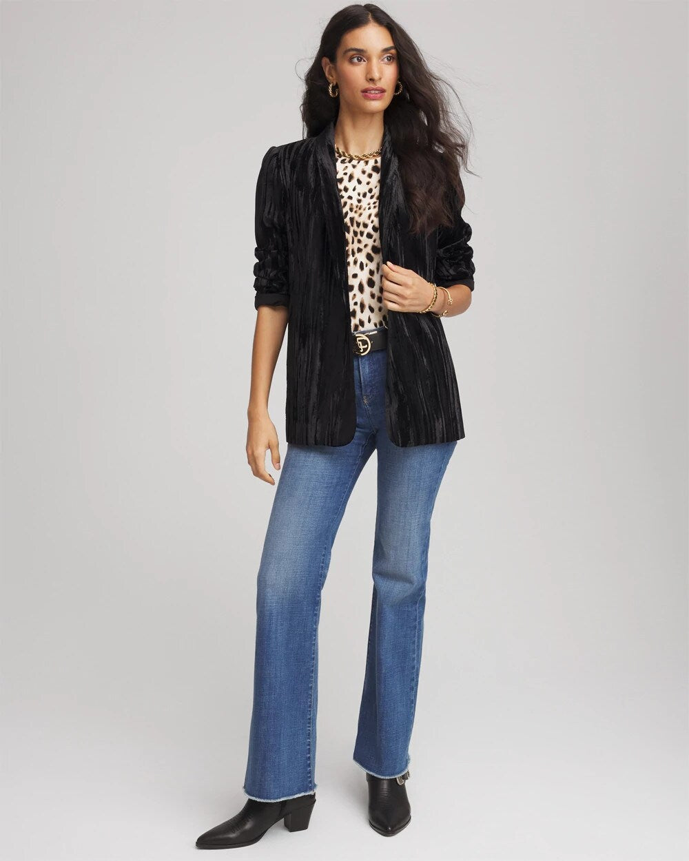 Chico's - Velvet Shawl Collar Blazer