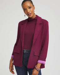 Chico's - Single-Breasted Sweater Blazer