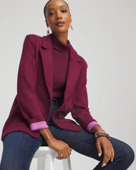 Chico's - Single-Breasted Sweater Blazer