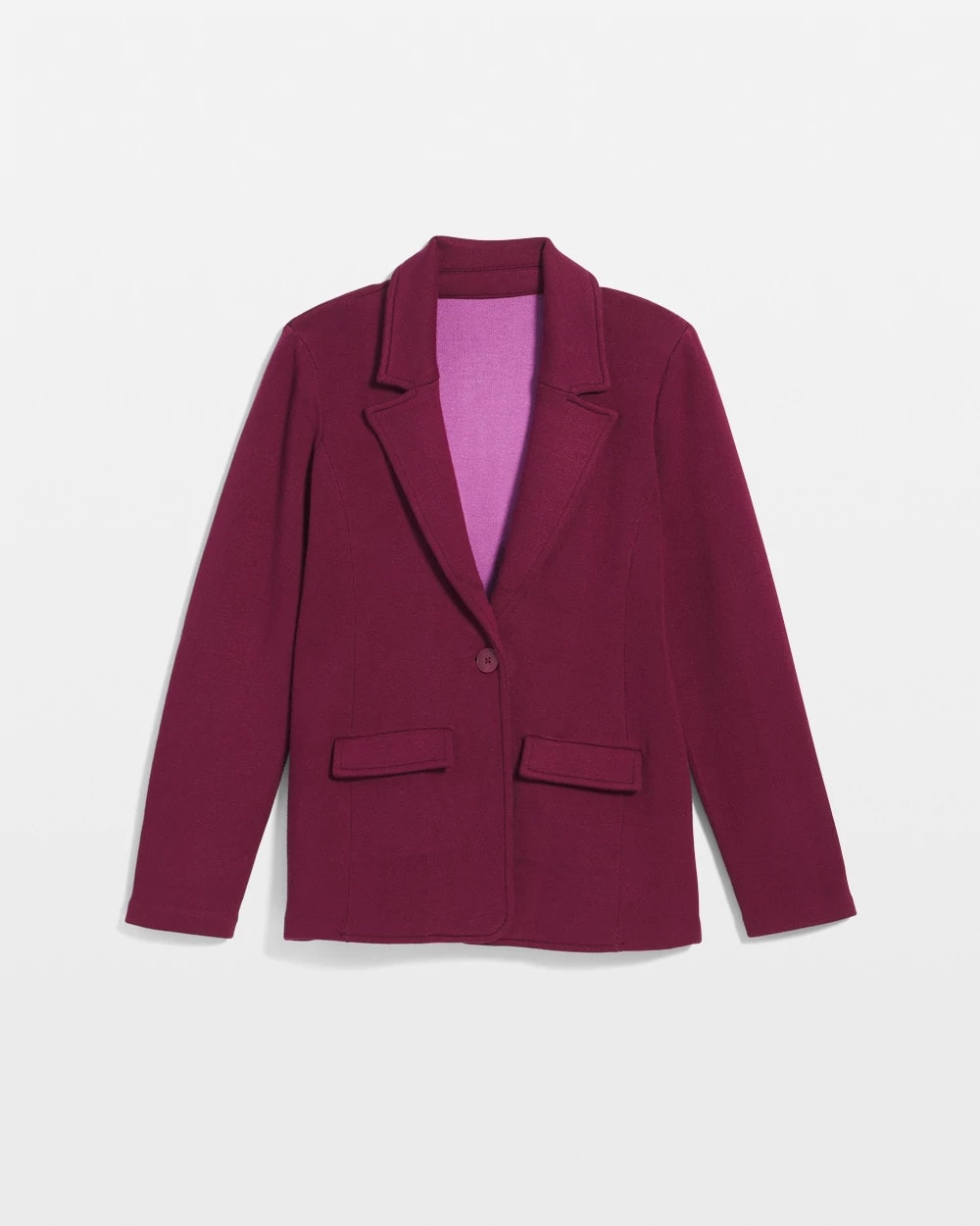 Chico's - Single-Breasted Sweater Blazer