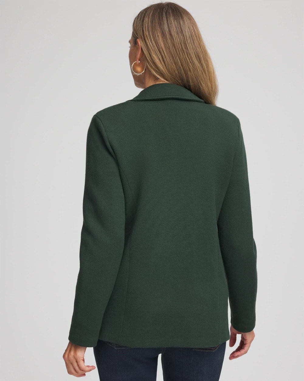 Chico's - Single-Breasted Sweater Blazer