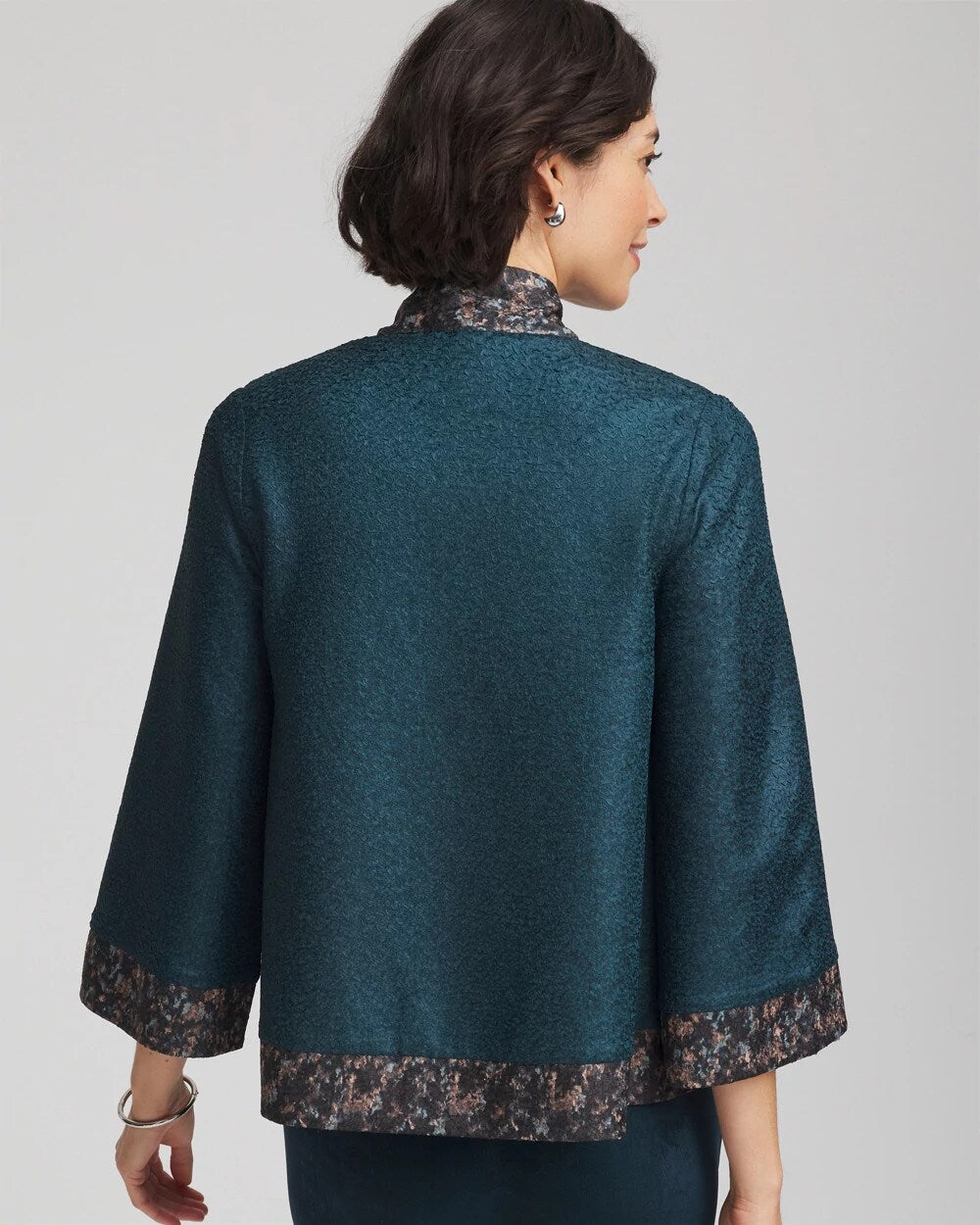 Chico's - Travelers™ Collection Crystal Crushed Reversible Jacket
