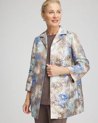 Chico's - Travelers™ Collection Watercolor Jacquard Jacket