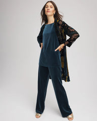 Chico's - Travelers™ Collection Floral Burnout Kimono Jacket