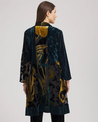 Chico's - Travelers™ Collection Floral Burnout Kimono Jacket