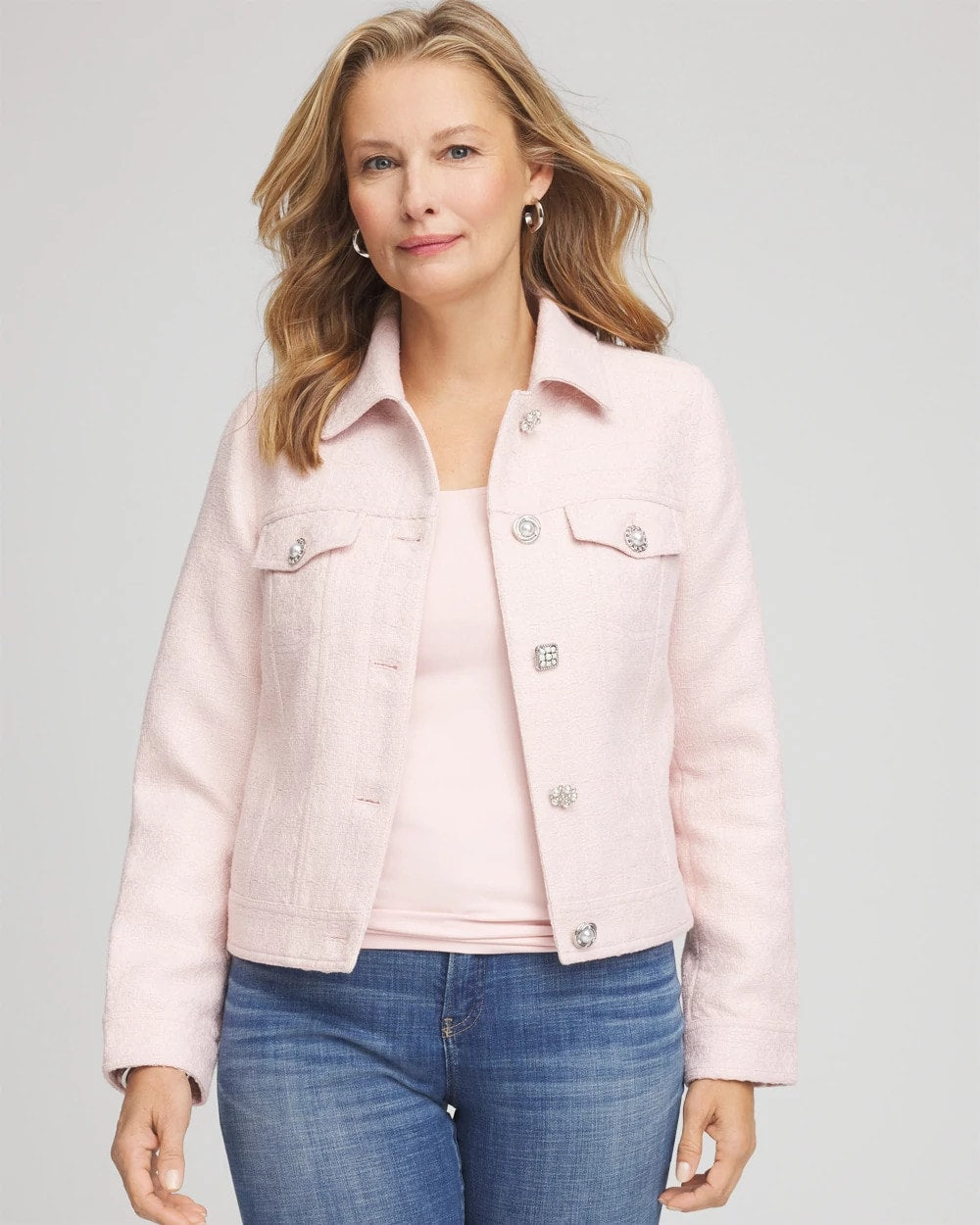 Chico's - Boucle Casual Jacket