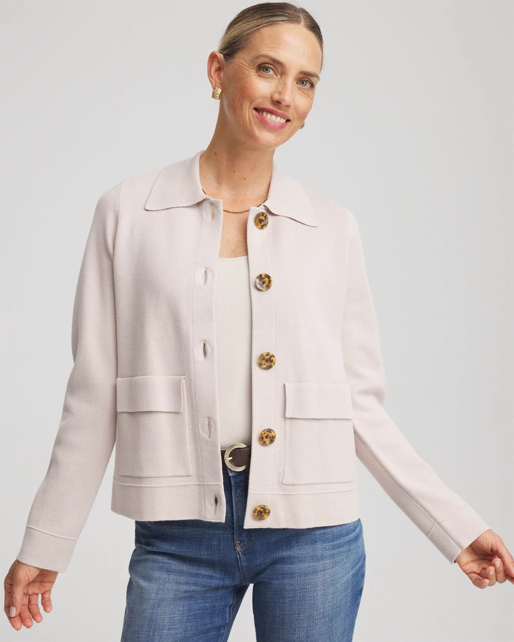 Chico's - Button-Front Cardigan Jacket