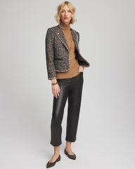 Chico's - Tweed Mix Moto Jacket