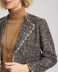 Chico's - Tweed Mix Moto Jacket