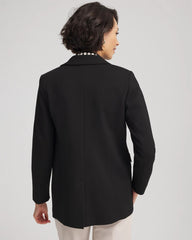 Chico's - Ponte Double-Breasted Knit Blazer