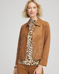 Chico's - Suede Cropped Jacket