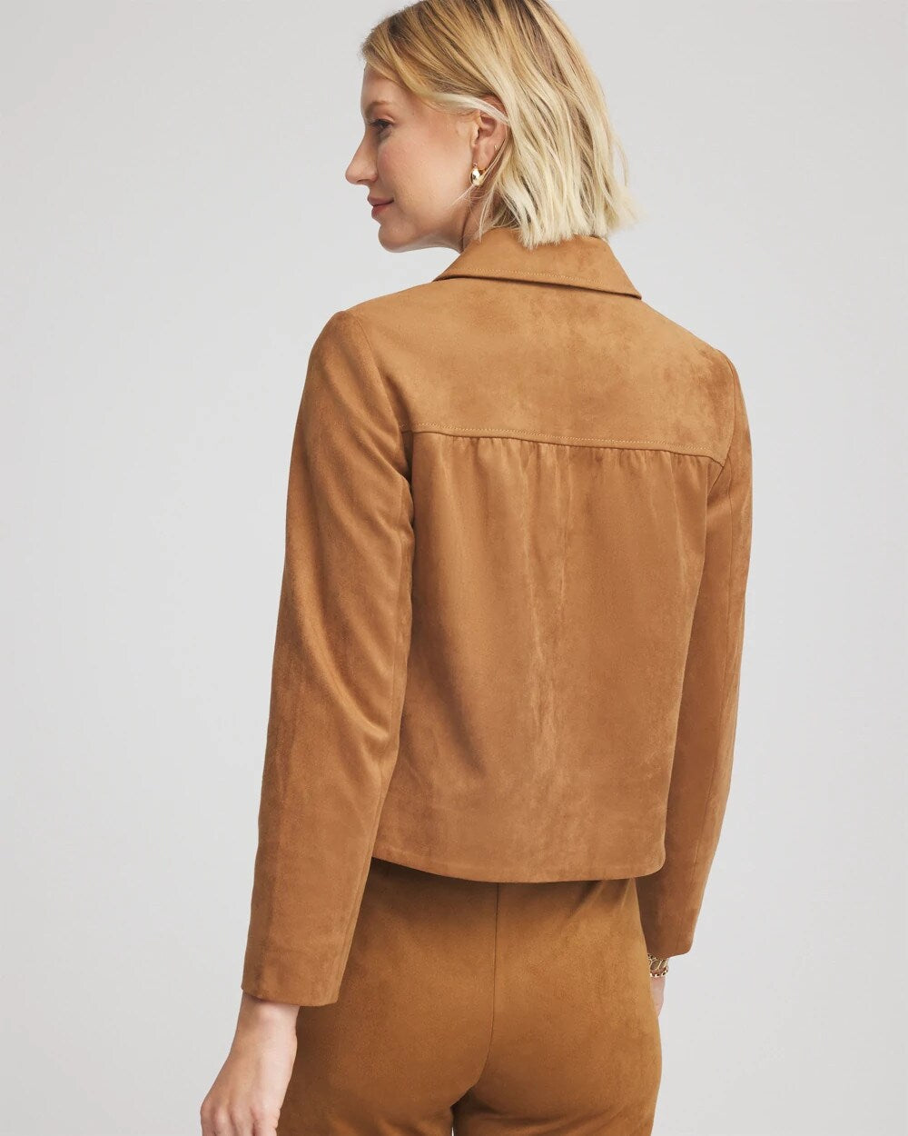 Chico's - Suede Cropped Jacket
