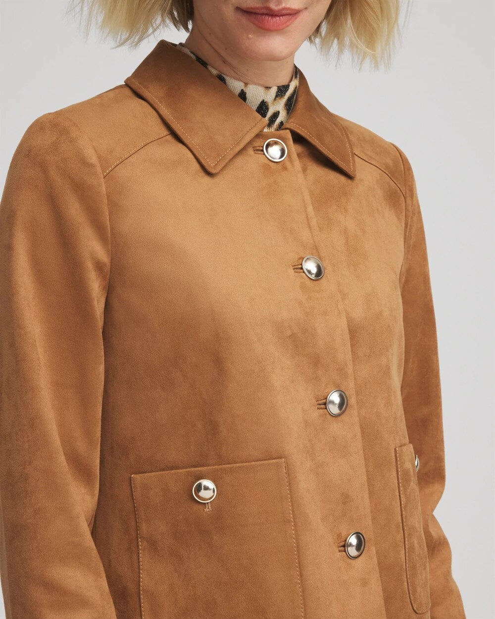 Chico's - Suede Cropped Jacket