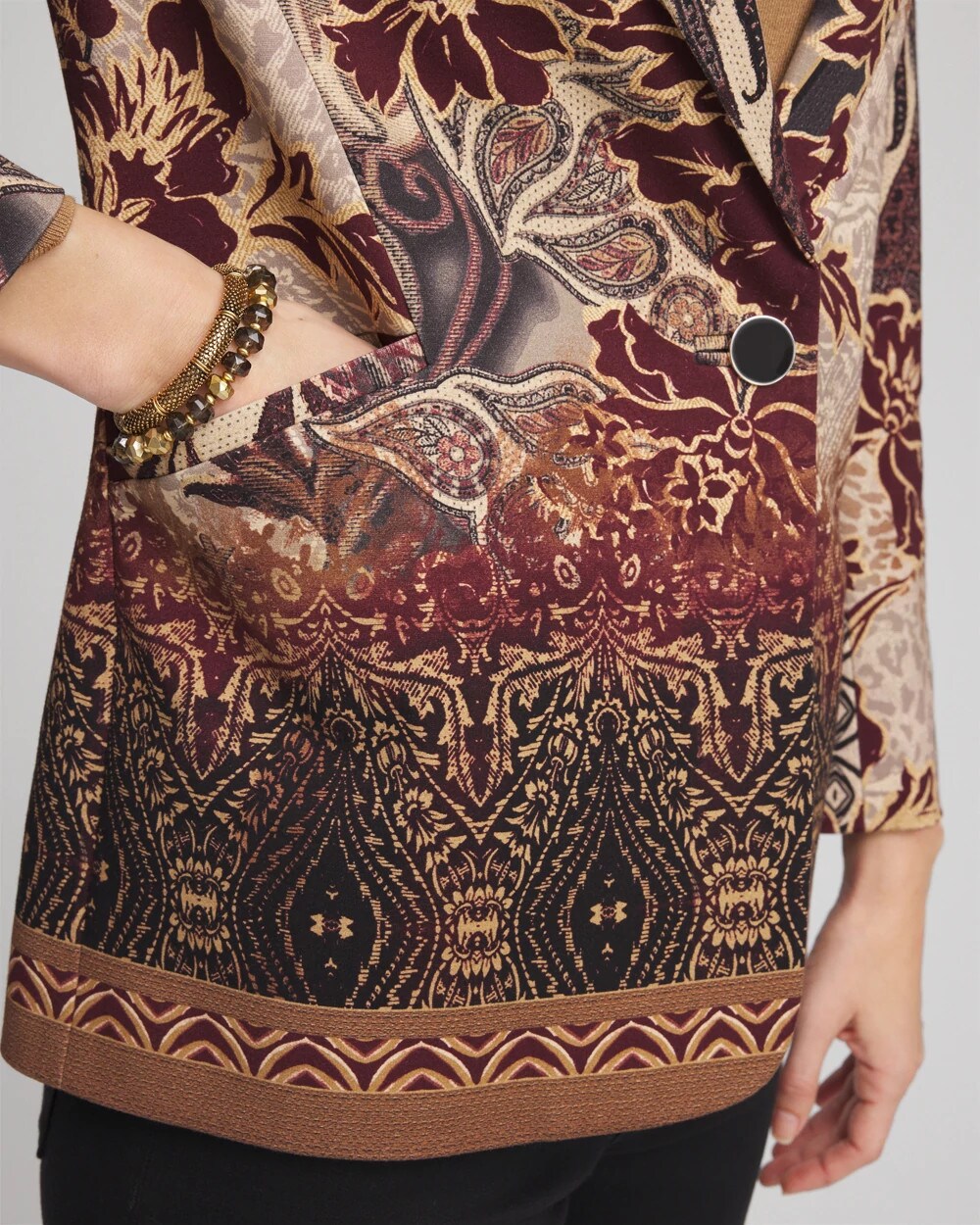 Chico's - Artisanal Print Ponte Blazer