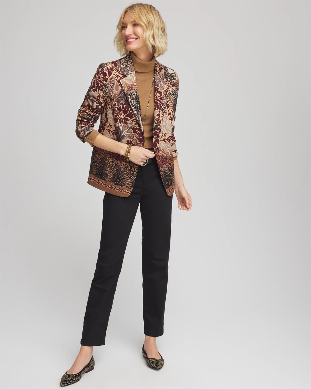 Chico's - Artisanal Print Ponte Blazer