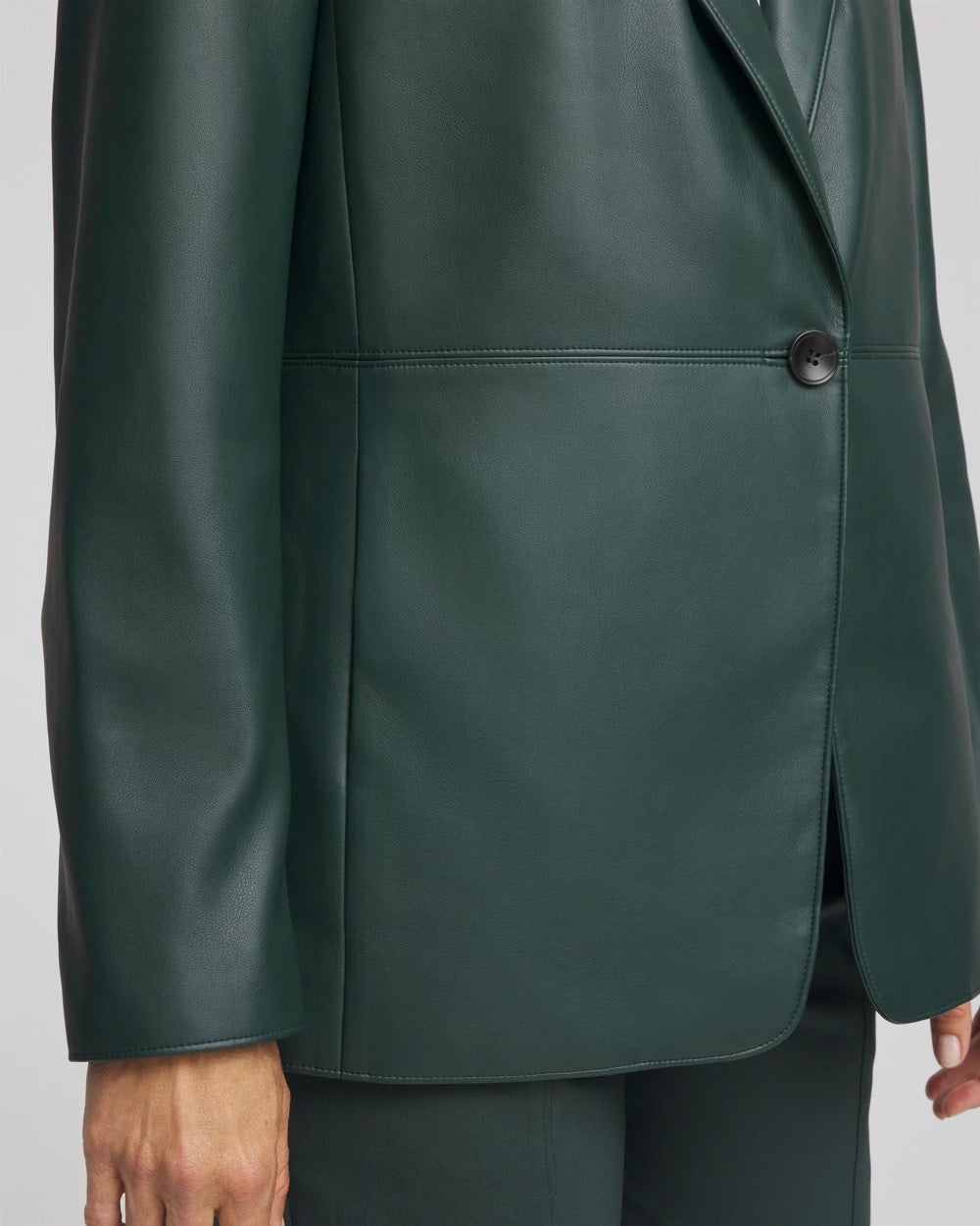 Chico's - Faux Leather Blazer