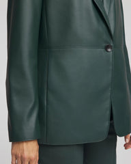 Chico's - Faux Leather Blazer