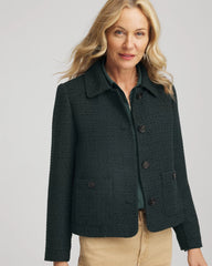 Chico's - Tweed Cropped Jacket