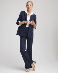 Chico's - Textured Single-Breasted Knit Blazer
