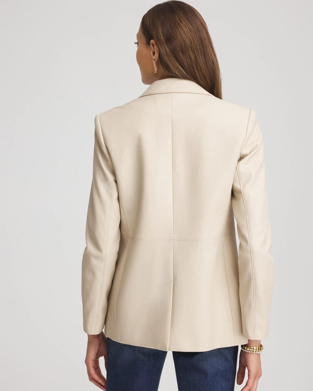 Chico's - Faux Leather Blazer