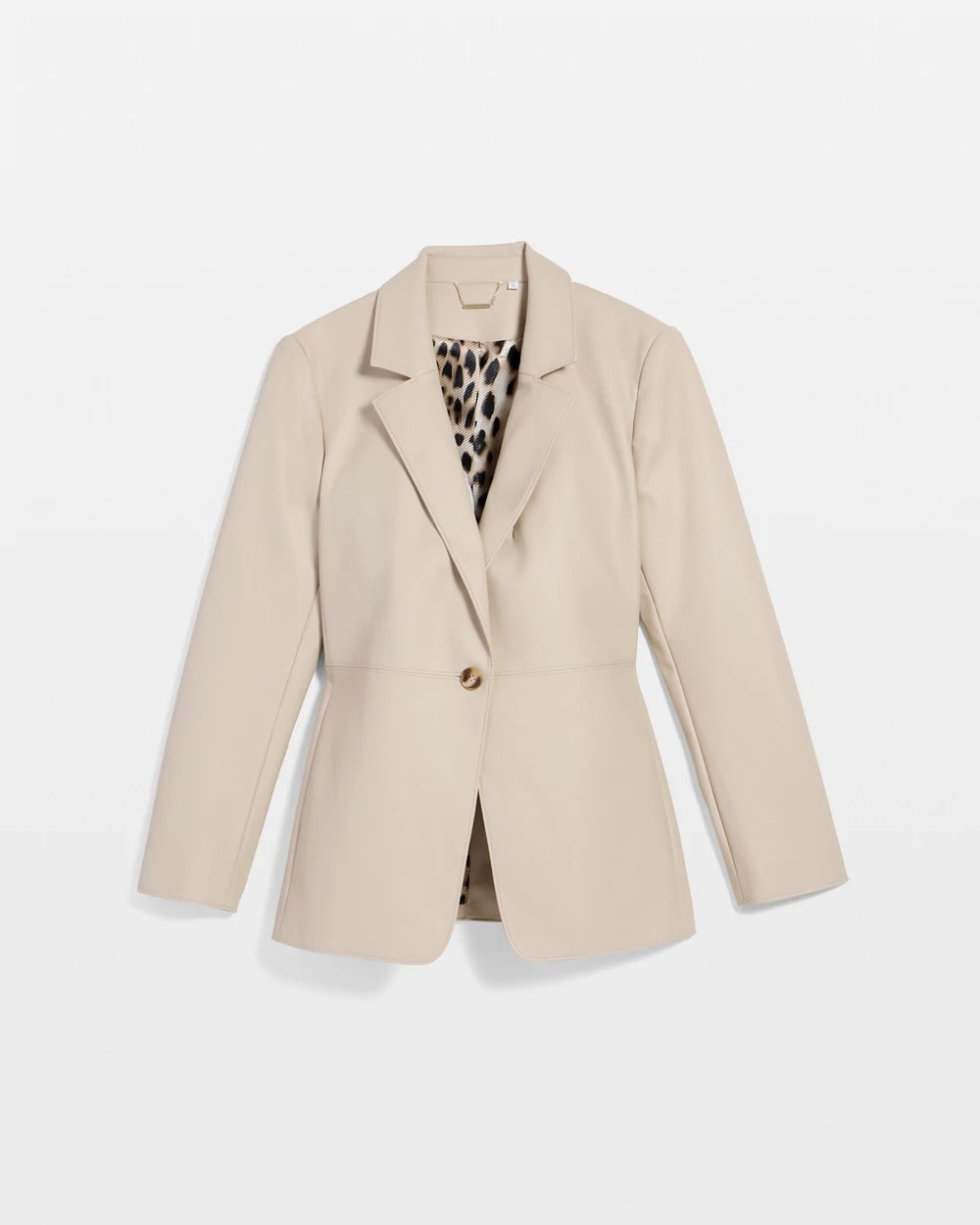 Chico's - Faux Leather Blazer